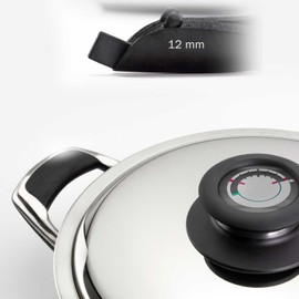 OPPAHA Pan Handles 100% Compatible with AMC - Brass and Bakelite Threaded Anti-scalding - Set of 2 Handles