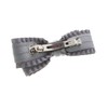 Vingtaine H7403-GY Ruffled Ribbon Barrette, Cute, Adult, Cute, Hair Clip,