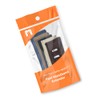 5-Pack Pant Waistband Extender - Sturdy Cotton Hook (Black, Brown,