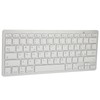 Wireless Keyboard Mini 78 Keys Ultra Thin Portable White Computer