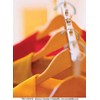 Wooden Suit Hangers with Natural Finish and Velvet Non-Slip Bar,