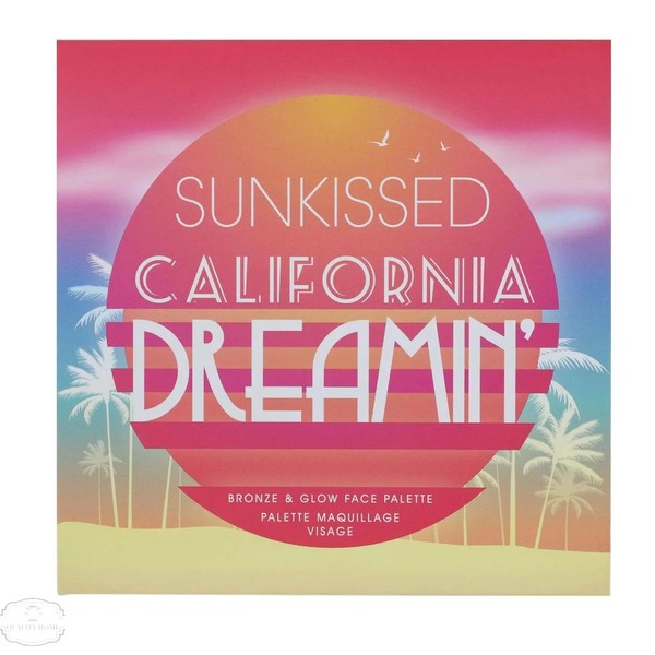 California Dream Eyeshadow Palette by Sunkissed, 4 Shades, Blusher, Highlighter,