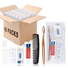 60 Pack Bulk Disposable Toothbrush Kit, Individually Wrapped