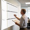 Dry Erase Visual Project Gantt Chart,36“x45”