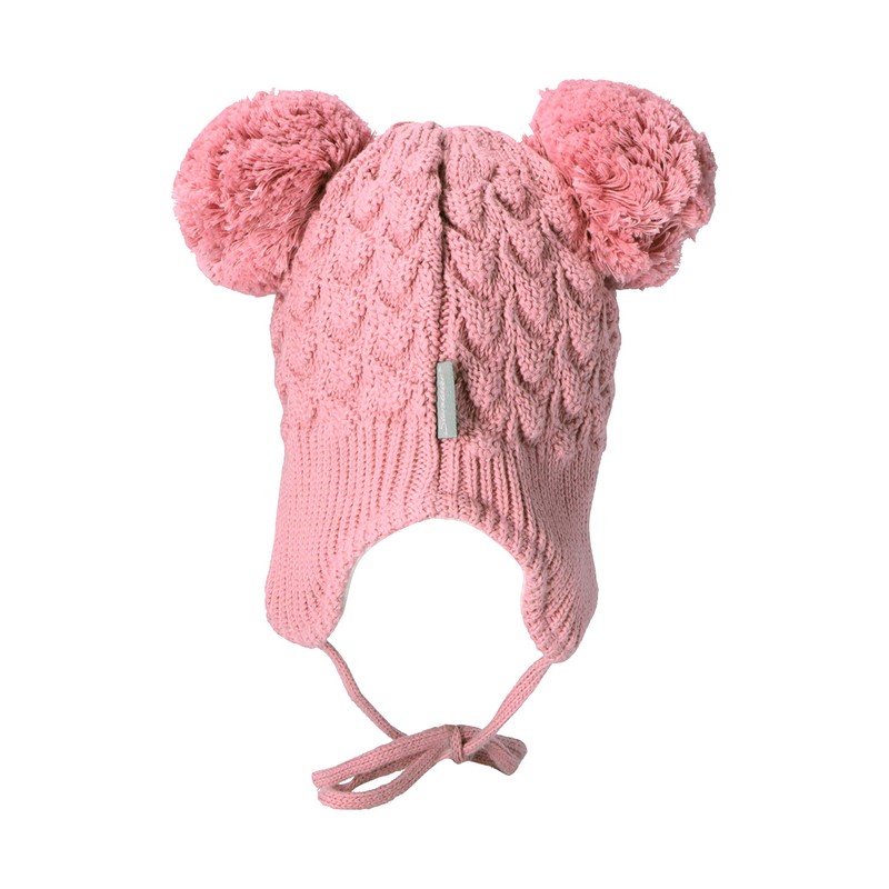 Sterntaler Baby Girls' Hat, Baby Bobble Hat, Structured Hat, Baby