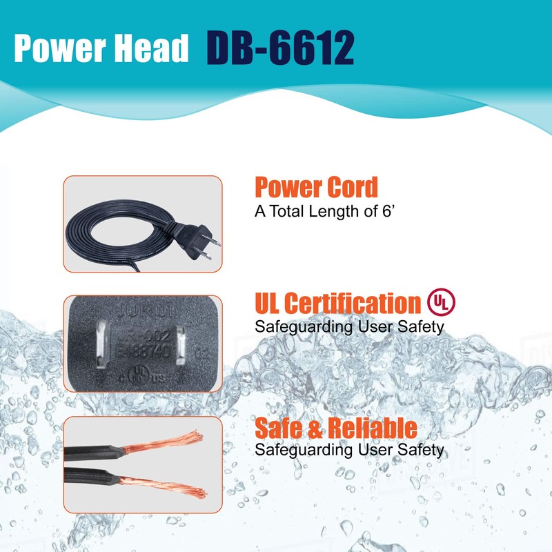 Aqua Dream 210 GPH Submersible Pump(800L/H,18W) Ultra Quiet Adjustable Water
