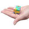 Colorful 1.125 Inch Puzzle Cube Erasers (12 Pack) 1.125". Fidget