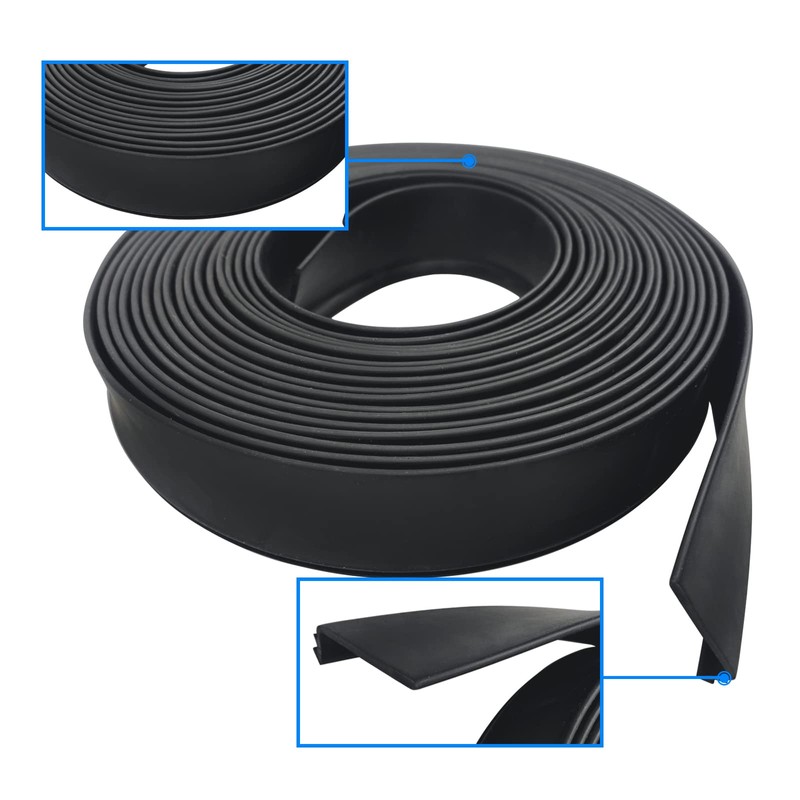 RV Slide Out Seal Black Door Rubber R854056 Slideout Wiper