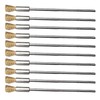 10 Pieces Extended Stainless Copper Wire Cleaning End Brushes Pen