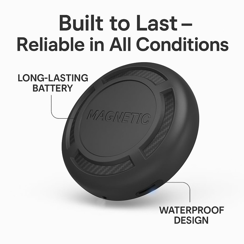 Magnetic Hidden GPS Tracker for Vehicles – Long Battery Life,