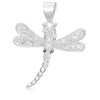 Tuscany Silver Cubic Zirconia Dragonfly Pendant