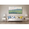 Claude Monet Canvas Wall Art - Field of Yellow Irises