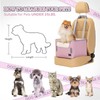 PETSFIT Dog Car Seats for Small Dogs, Portable Puppy Car