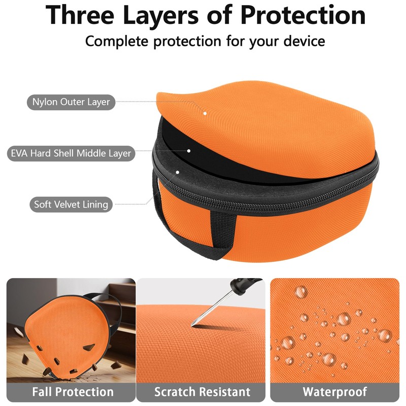 co2CREA Protective Case for Walker's ‎GWP-BTPAS/GWP-SF-PBTM Compact 25dB NRR Collapsible