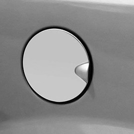 Fits Nissan Armada 2004 2005 2006 2007 2008 Chrome Gas Door Cover Accent Trim Overlay (NOT Replacement) Stainless Steel Polished Chrome 1PC