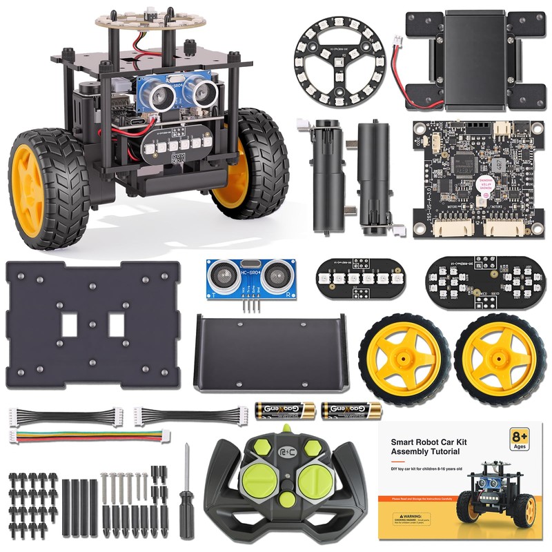 Elfew STEM Robot Car Toys for Kids 8-13, Robot Building