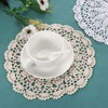 sourcing map 4Pcs Crochet Doilies, 10 Inch Handmade Crochet Table