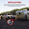 Nilight 7 Pin Round to 7 Way RV Blade Trailer