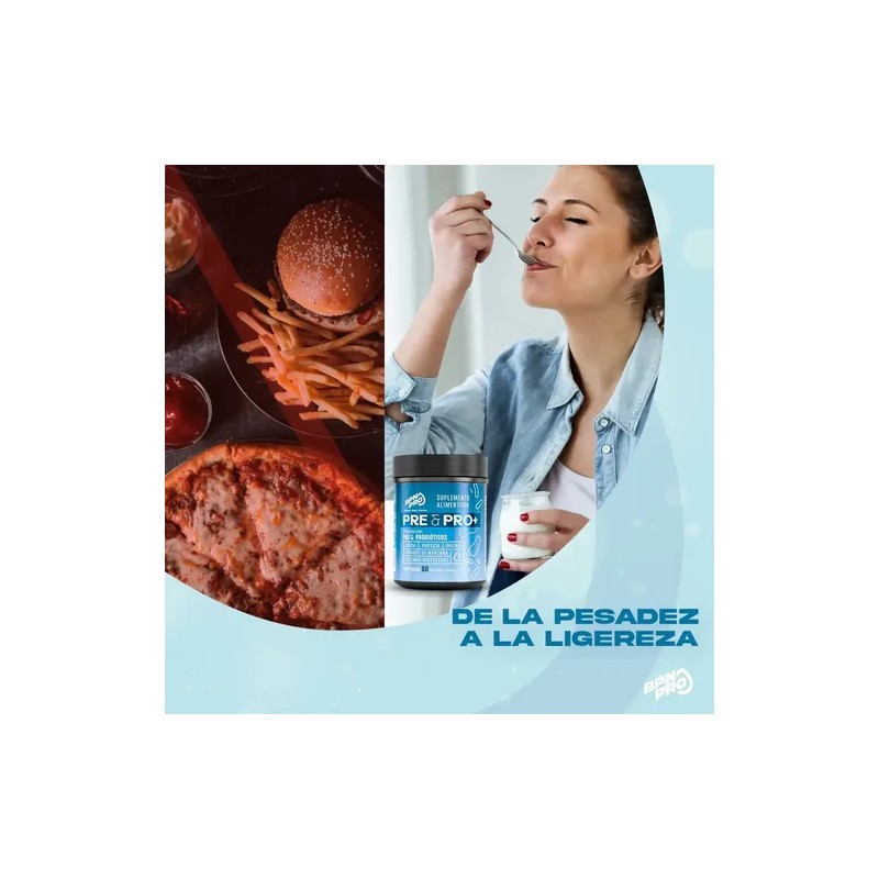 Probióticos y Prebióticos BPN Pro con Enzimas Digestivas, para la