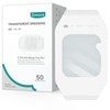 Dimora Transparent Film Dressing 50 Packs, Waterproof Adhesive Clear Bandages