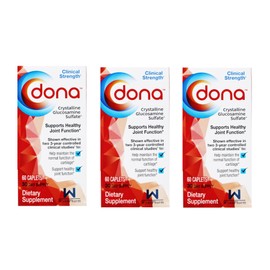 Dona DONA Crystalline Glucosamine Sulfate 60 caplets (3 Pack)F