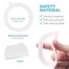 CoguZed 12 Pcs Rubber Seals for Glass Jars, Silicone Gasket