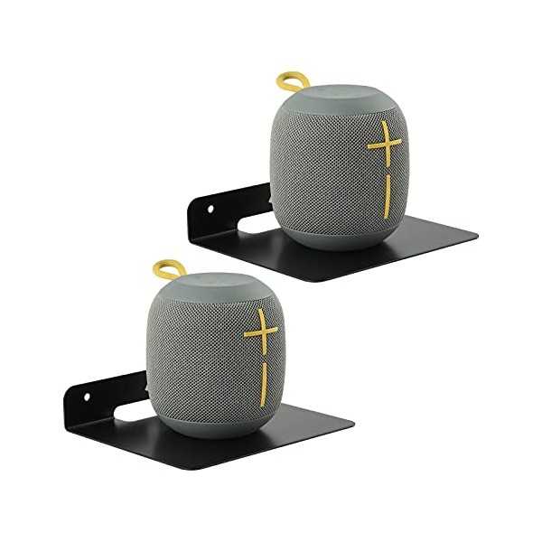Small Floating Shelves 6" Speaker Shelf-2 Pack , TXEsign Small
