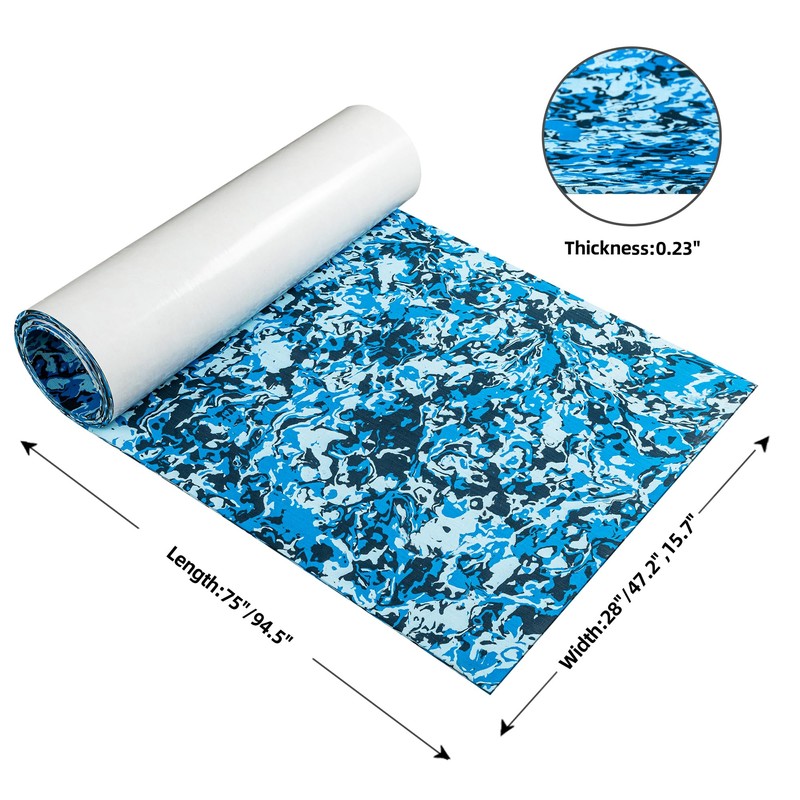 FOCEAN Boat Flooring EVA Foam Boat Decking Marine Flooring Brushed