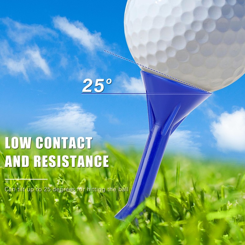 CHAMPKEY 3-1/4" Premium Golf Tees - Excellent Durability and Stability