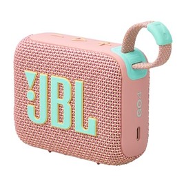 JBL GO 4 Ultra-Portable Bluetooth Speaker with Big JBL Pro Sound and Punchy Bass, PlaytimeBoost, Waterproof Design and 7-Hour Playtime, Pink