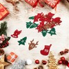 LOGOFUN 24pcs Christmas Advent Calendar Number Stickers Felt Xmas Countdown