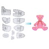 Generic Acrylic Memory Bear Template Ruler Set for Sewing Patterns