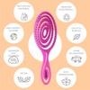 Ninabella Mini Hair Brush without Pulling, Brush for Travel, Detangling
