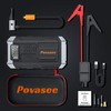 [2025NEW Model] 5000A Jump Starter with Air Compressor,Battery Jumper Starter