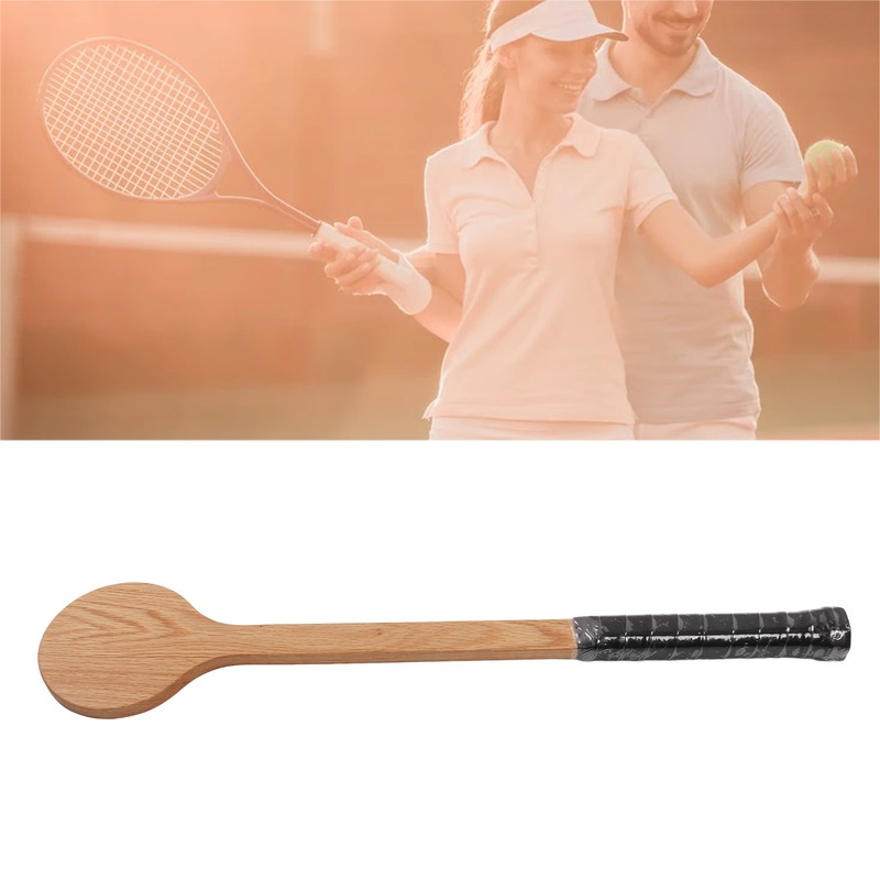 Tennis Pointer Spoon Wood Sweet Pointer Trainer Racket Swing Practice