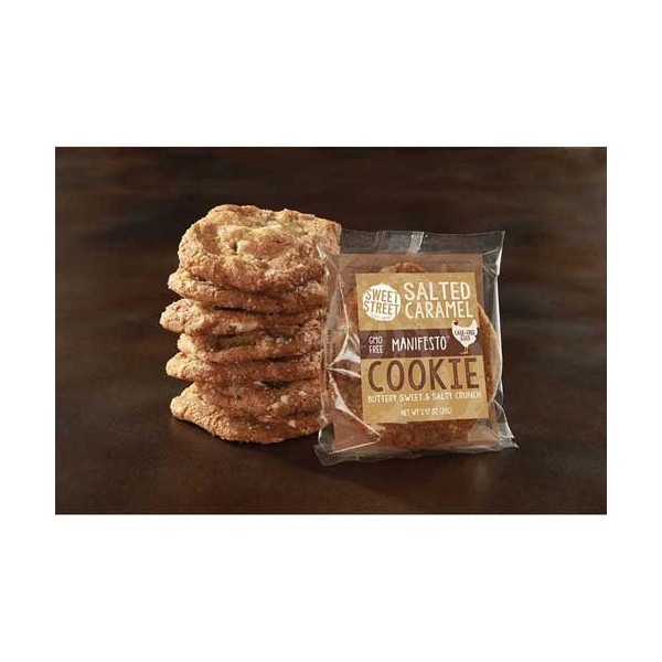 Sweet Street Desserts, Salted Caramel, Manifesto Cookie, 2.8 oz. (48