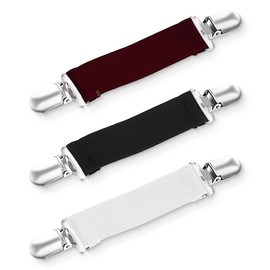 BDEPSTR Pack of 3 Dress Cinch Clip, Cardigan Pullover Adjustable Clips Vintage Pullover Scarf Dresses Scarf Clips for Sweaters Dresses Shirts