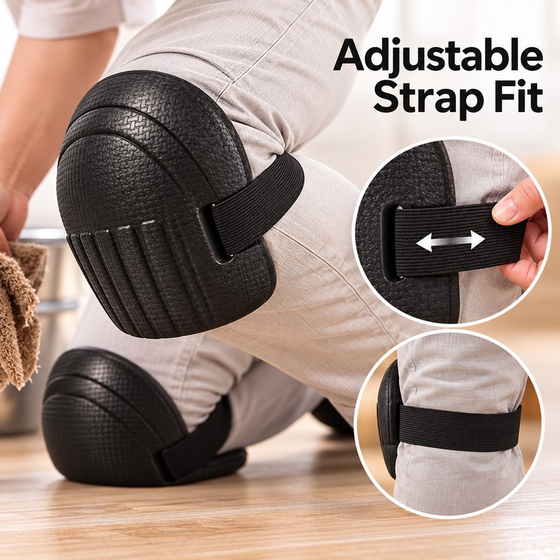 Ergonomic Knee Pads for Work & DIY – Waterproof Protective