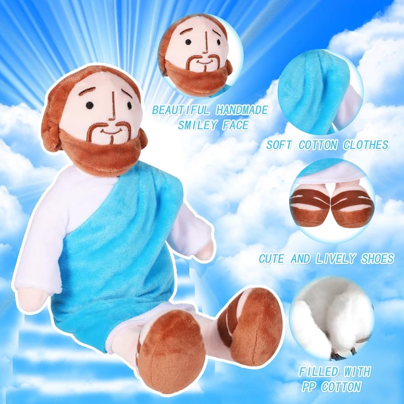 Hpbaggy My Friend Jesus Plush Fabric