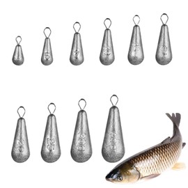 Fishing Pear Lead Set, Fishing Lead Teardrop Shape, Lead Weights Fishing, Fishing Lead Weights, Pear Lead, Fishing Accessories, 3.5g, 5g, 7g, 10g, 12g, 15g, 20g, 25g, 30g, 40g, for Outdoor Fishing