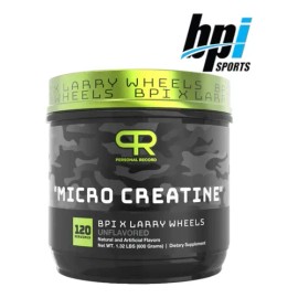Bpi Sports X Larry Wheels Creatina Micronizada 120 Serv Sabor Sin Sabor                                                                               