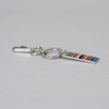 Paul Smith M1AKEYR MSTAG Men's Key Ring, Multi Stripe, 92