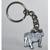 Bulldog George Harris Pewter Keychain