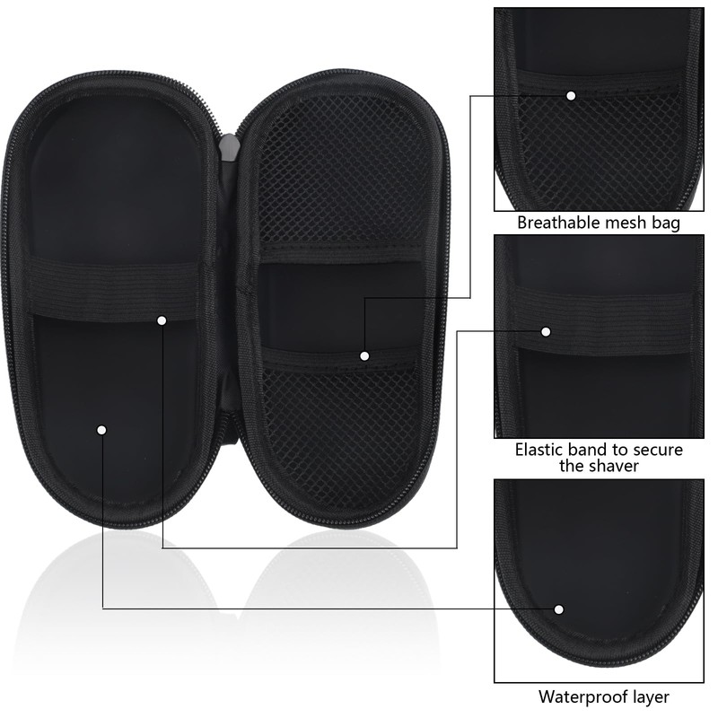 Case Compatible with Braun Shaver S3/5/7/9, Waterproof Hard Razor Storage
