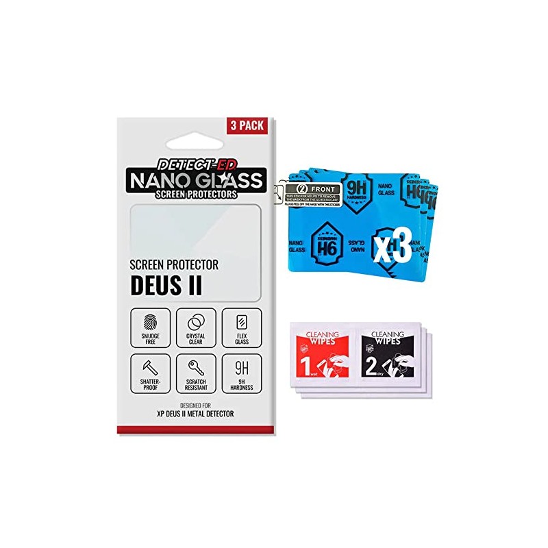 Detect-Ed Nano Glass Screen Protector for XP Deus II Metal