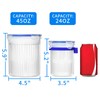 Qiuhome Pickle Jar with Strainer, Pickle Container with Strainer Jalapeno