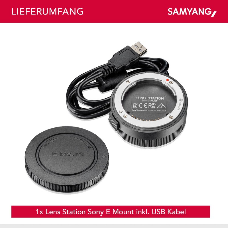 Samyang Lens Station für AF Sony E Objektive - Firmware-Update,