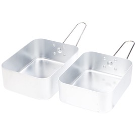 Bushcraft BCB Aluminium Mess Tin-Silver, One size