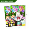 Anley Happy Easter Bunny Garden Flag, Happy Easter Egg Decorative