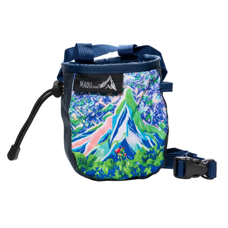 Madu Climb - Rock Climbing Chalk Bag Water Colour (Blue